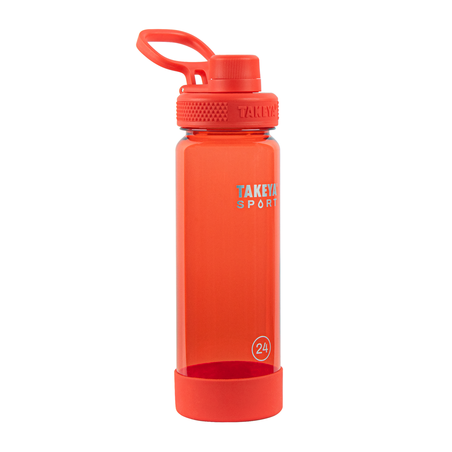 tritan-sport-water-bottle-with-spout-lid-e6 51667-TKS-Tritan-Spout-24-ProFire-frontangle.png