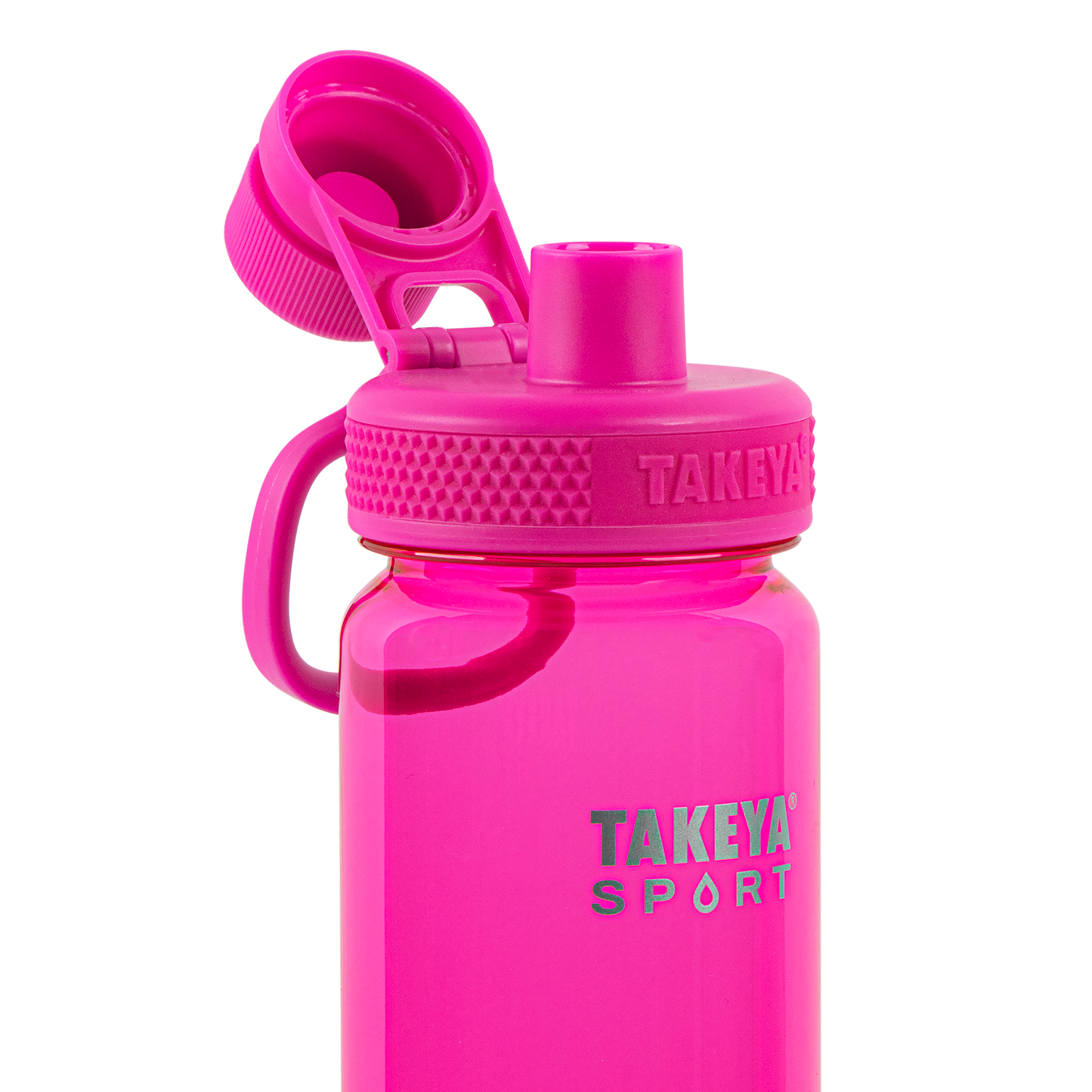 tritan-sport-water-bottle-with-spout-lid-e6 51671-TKS-Tritan-Spout-24-PinkSweep-openlid.png