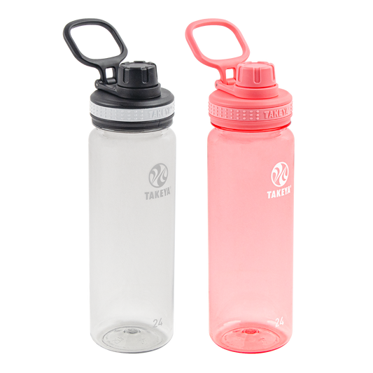 tritan-water-bottle-bundle-with-spout-lid-2-pack-p9 51689-Tritan-Spout-24-2pk-Clear-FlutterPink-angle_2e2a67e8-7240-4517-90e1-85605eacf4b2.png