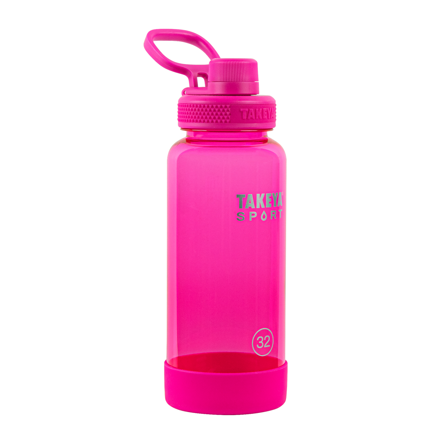 tritan-sport-water-bottle-with-spout-lid-e6 51836-TKS-Tritan-Spout-32-PinkSweep-frontangle.png