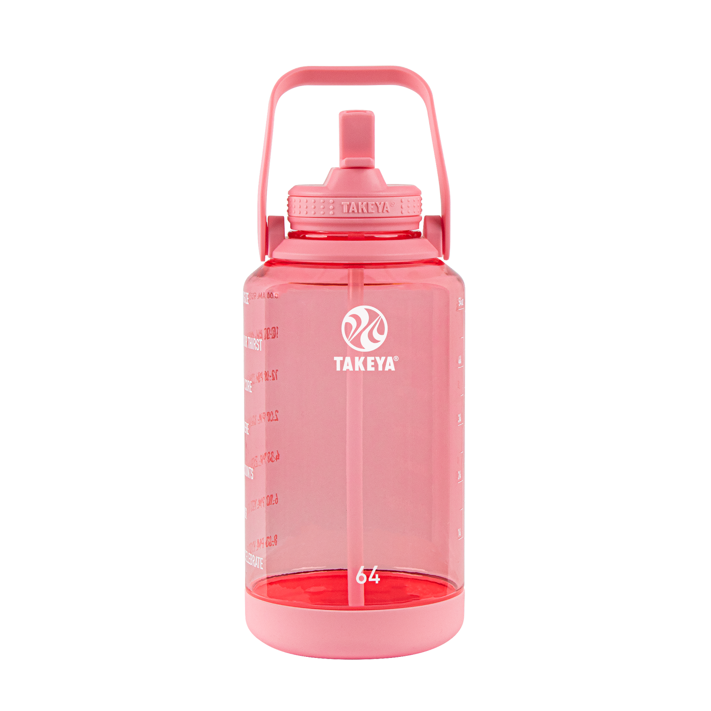 tritan-motivational-water-bottle-with-straw-lid-s2 54143-Tritan-Straw-Motivational-64-FlutterPink-front.png
